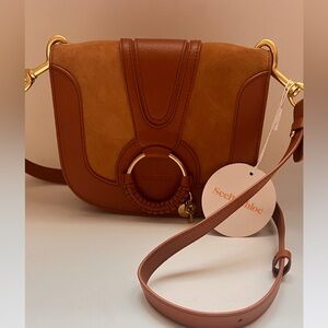 See By Chloe Tan Leather Crossbody Bag